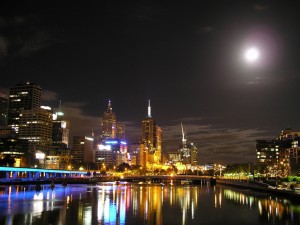 Melbourne by night 
