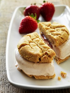 Peanut Butter and Jelly Ice Cream Sandwich dessert at Tiburon Grille