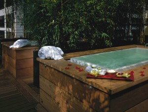 Spa Vitale - outdoor tubs