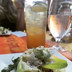 Crab and Fennel Salad with Mandarin Tarragon VinaigrettePaired with Juniper Jasmine Collins. 
