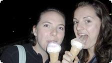 Enjoying sladoled (ice cream)