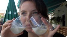 Sarah drinks to Croatia's capital